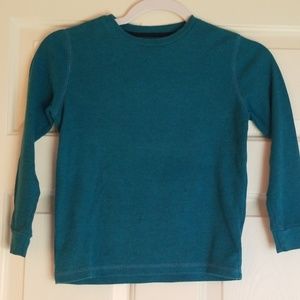 Boys Old Navy Teal Long Sleeve Shirt - Size 6/7